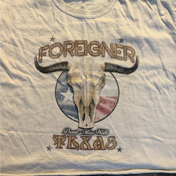 Foreigner Graphic Tee - Cream - Picture 1 of 6